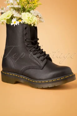Dr. Martens 1460 Virginia Enkellaarzen In Zwart><noscript><img width=