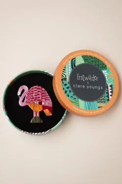 Erstwilder A Flamingo Named Honk Broche>Vrouwen Sieraden