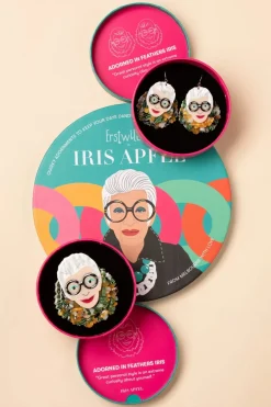 Erstwilder Adorned In Feathers Iris Drop Oorbellen><noscript><img width=