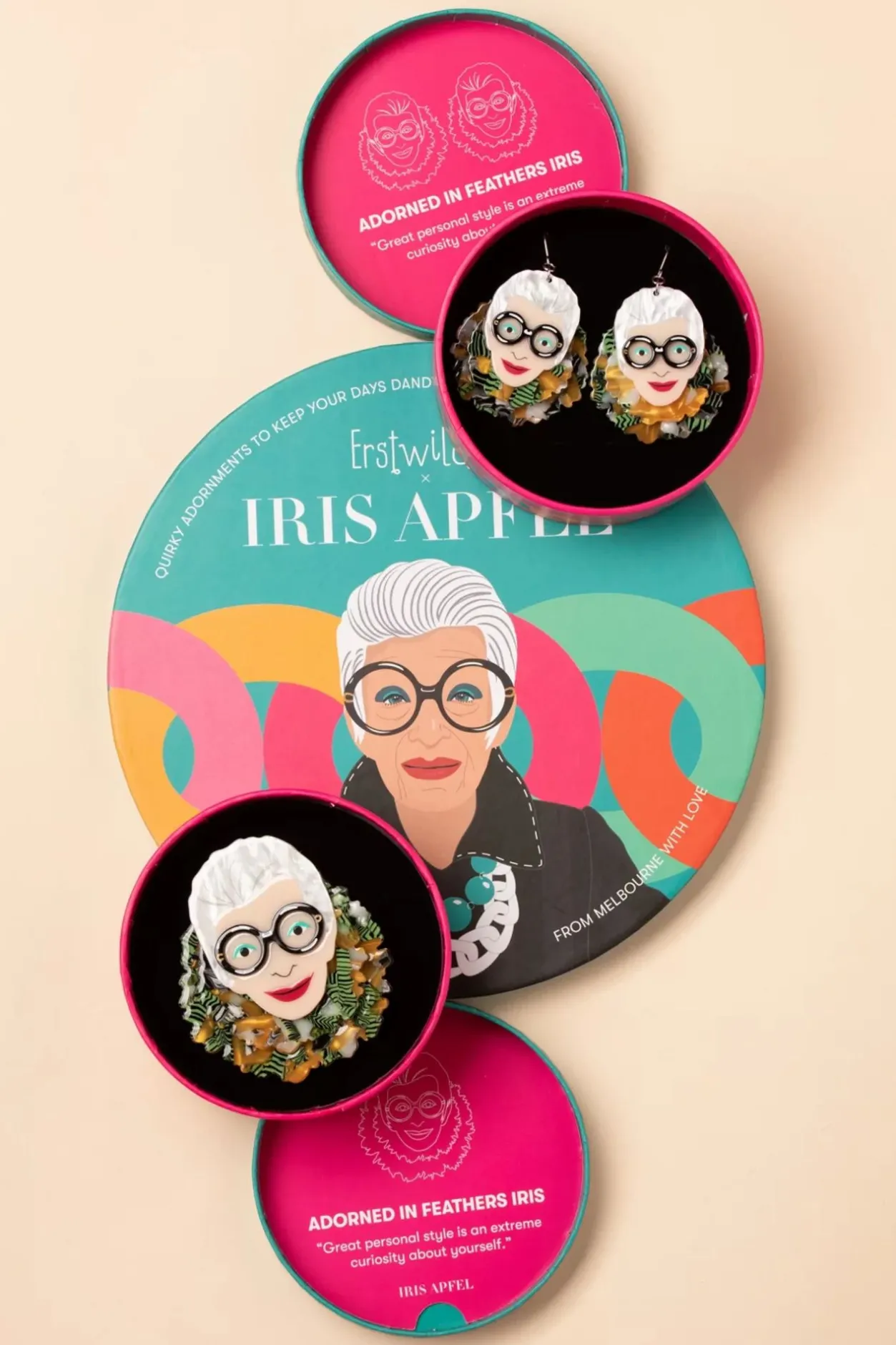 Erstwilder Adorned In Feathers Iris Drop Oorbellen>Vrouwen Sieraden