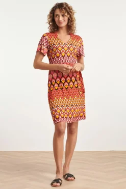 Smashed Lemon Alba Jurk In Multi>Vrouwen Plus Size Jurken