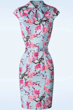 Banned Retro Alice Blossom Penciljurk In Blauw>Vrouwen Strakke Jurken