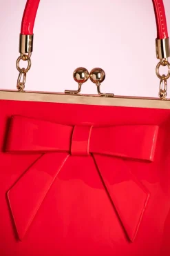 Banned Retro Amerikaanse Vintage Patenttas In Rood>Vrouwen Tassen