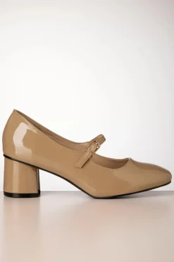 Banned Retro Annie Mary Jane Pumps In Latte>Vrouwen Pumps