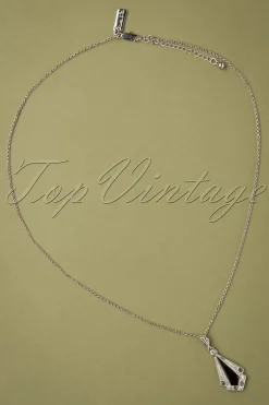 Lovely Art Deco Ketting In Zwart>Vrouwen Sieraden