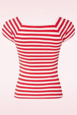 Zilch Audrey Gestreepte Top In Blossom>Vrouwen Tops