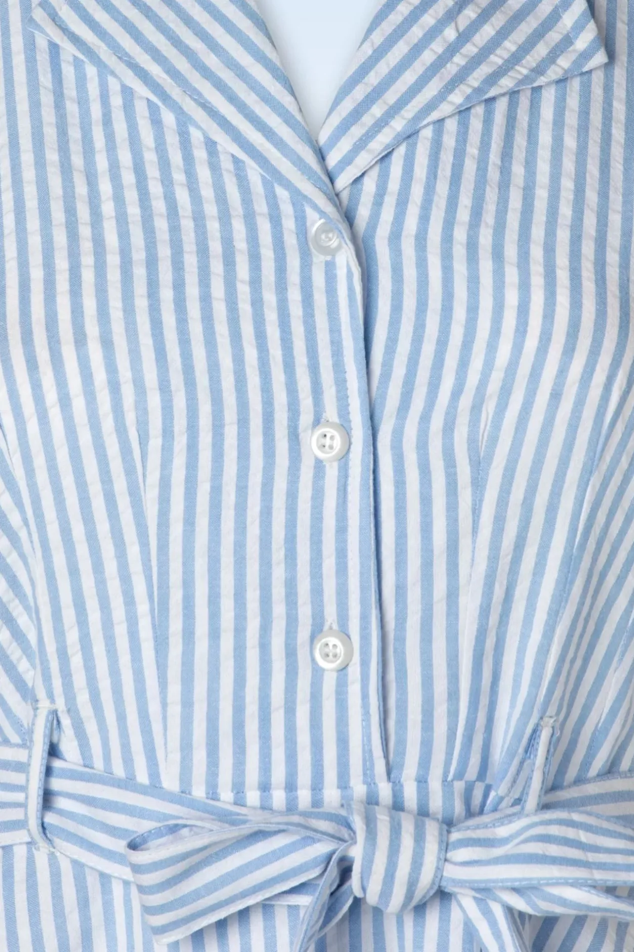 Circus Ava Gestreepte Jurk In Lichtblauw>Vrouwen Swing Jurken