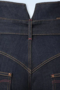 Rock-a-Booty Babe Skinny Jeans Met Hoge Taille In Donkerblauw><noscript><img width=