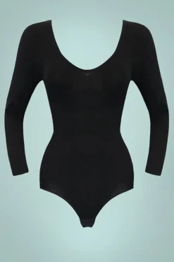 MAGIC Bodyfashion Bamboe Bodysuit In Zwart><noscript><img width=