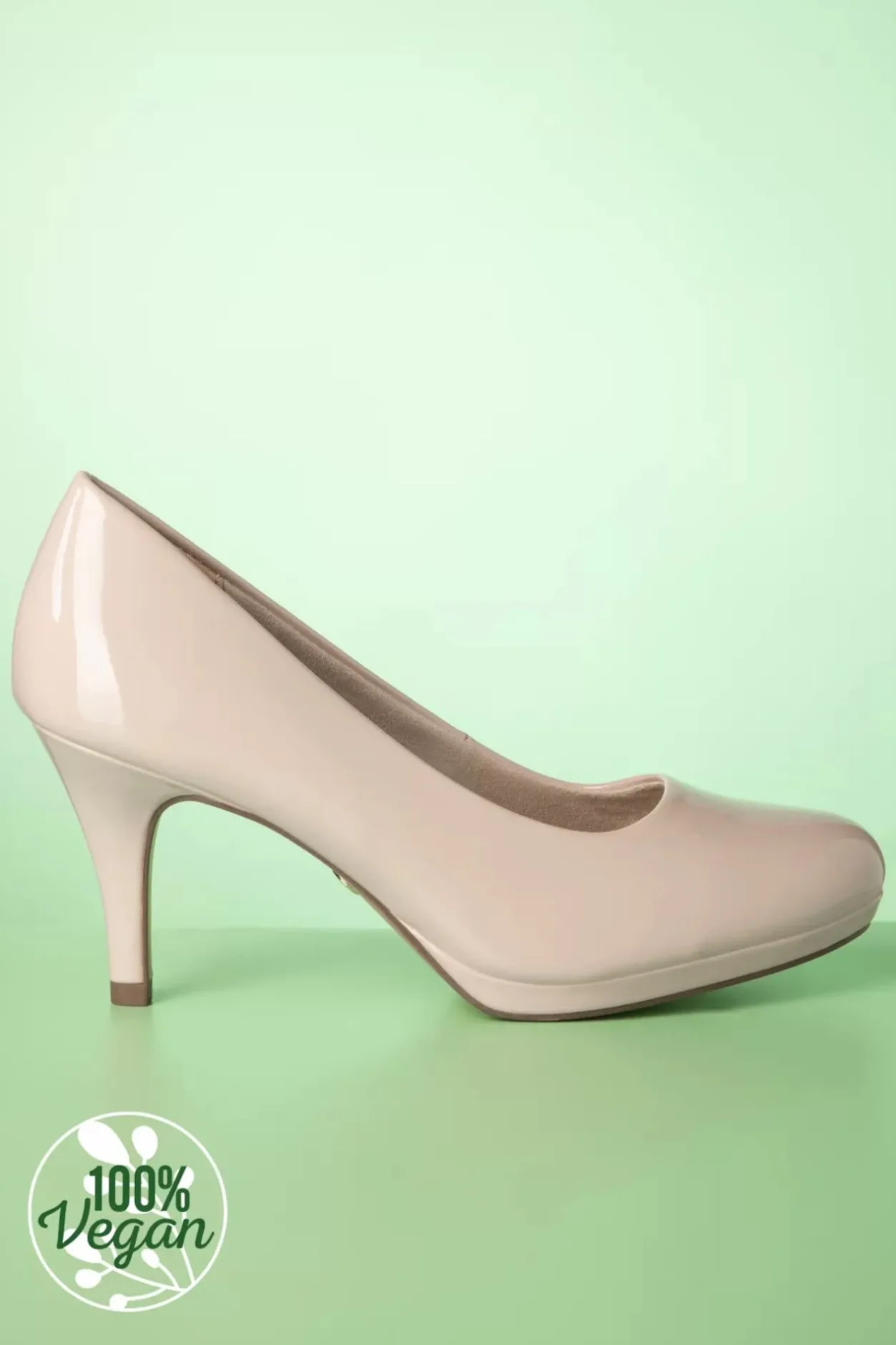 Tamaris Bernice Lakpumps In Poederroze>Vrouwen Pumps