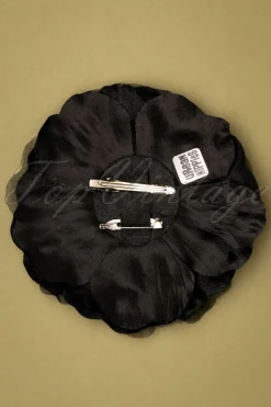 Urban Hippies Big Flower Corsage In Zwart><noscript><img width=