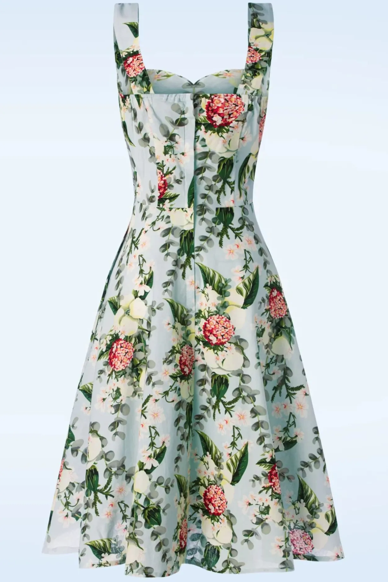 Banned Retro Bloom Halter Swing Jurk In Lichtblauw>Vrouwen Swing Jurken