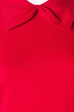 Banned Retro Bow Delight Jumper In Rood><noscript><img width=