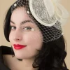 Banned Retro Bree Fascinator In Creme>Vrouwen Haaraccessoires