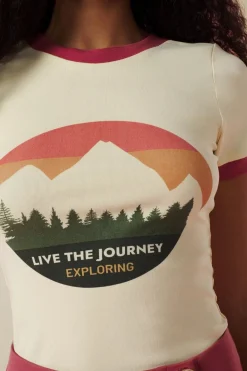 Minueto Callie T-Shirt In Ecru>Vrouwen T-Shirts