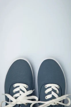 s.Oliver Canvas Sneakers In Indigo Blauw>Vrouwen Sneakers