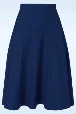 Banned Retro Carol Classic Panel Rok In Marineblauw>Vrouwen Rokken