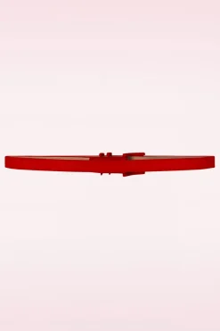 Banned Retro Cecile Riem In Krokodillenrood>Vrouwen Riemen