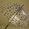 So Rainy Chat Noir Transparante Koepelparaplu In Zwart>Vrouwen Paraplu's