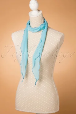 ZaZoo Chiffon Sjaal In Hemelsblauw><noscript><img width=