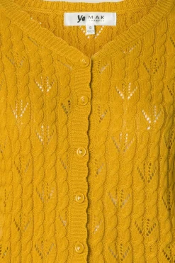 Mak Sweater Claudia Vest In Honing><noscript><img width=