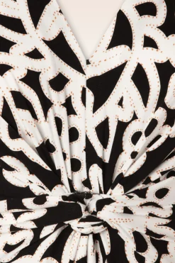 Surkana Colette Geknoopte Jurk In Zwart><noscript><img width=