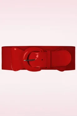 Banned Retro Corinne Elastische Riem In Rood>Vrouwen Riemen