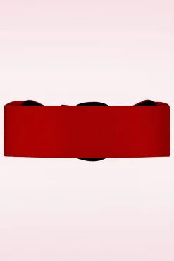 Banned Retro Corinne Elastische Riem In Rood>Vrouwen Riemen