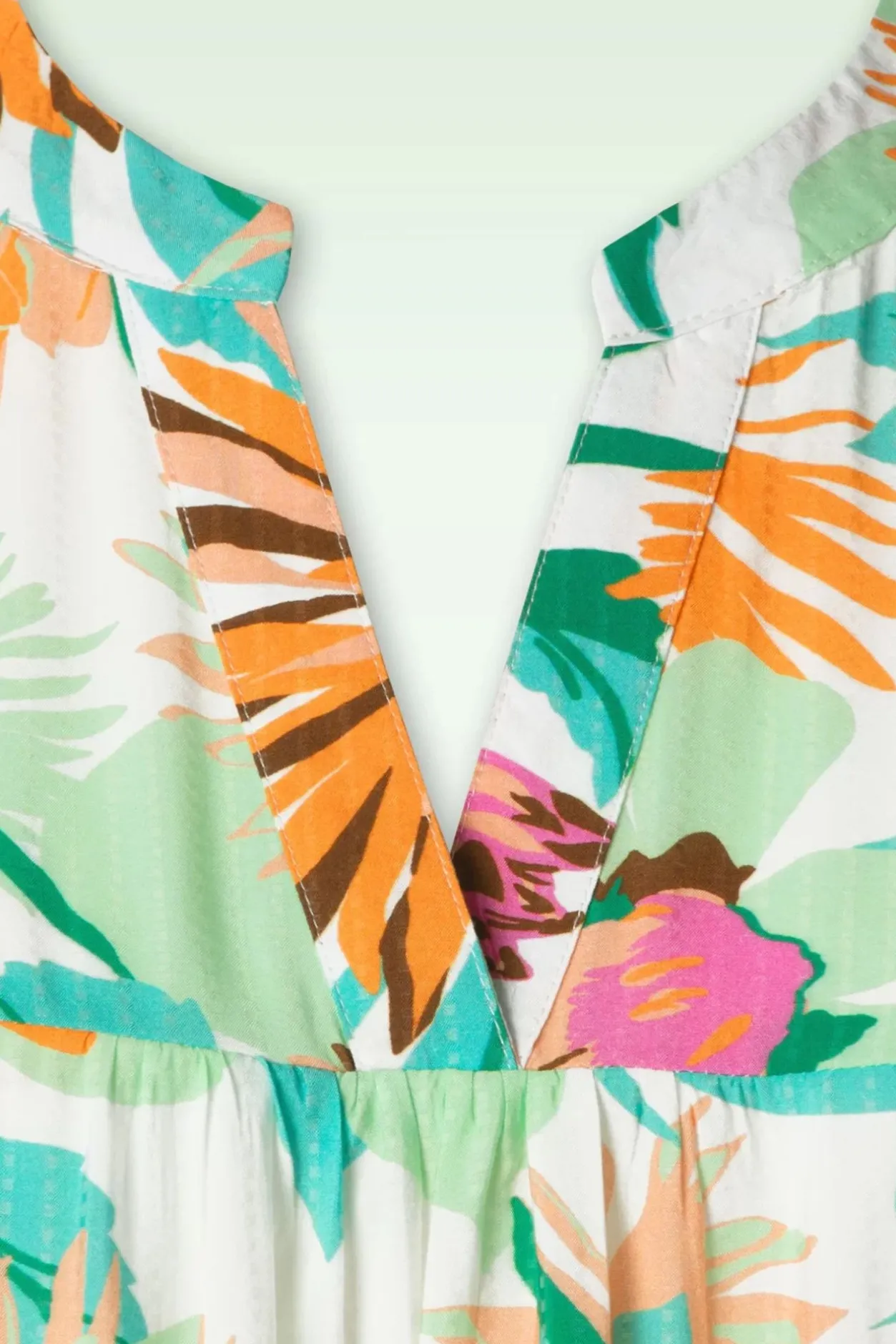 Smashed Lemon Dahlia Flower Jurk In Gebroken Wit>Vrouwen Plus Size Jurken