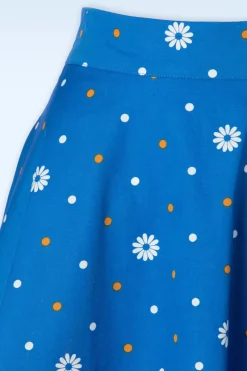 Banned Retro Daisy Days Swing Rok In Blauw><noscript><img width=