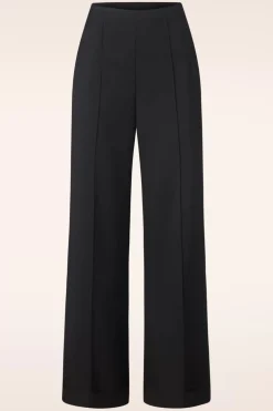 Glamour Bunny Business Babe Dakota Pantalon In Zwart>Vrouwen Broeken