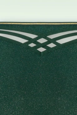 Marlies Dekkers Dame De Paris Slip In Groen En Goud><noscript><img width=