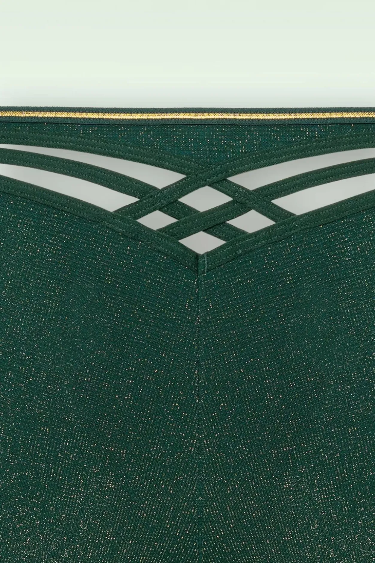 Marlies Dekkers Dame De Paris Slip In Groen En Goud>Vrouwen Lingerie