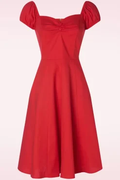 Banned Retro Dance Day Jurk In Rood>Vrouwen Plus Size Jurken