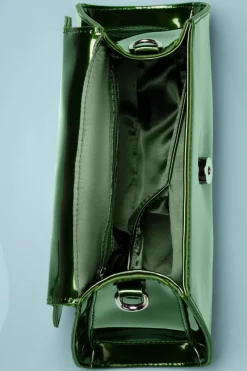 Banned Retro Dance The Night Away Handtas In Metallic Groen>Vrouwen Tassen