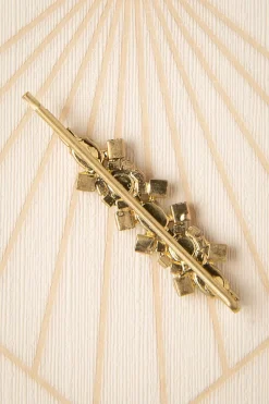 Lovely Deco Crystal Stone Haarspeld In Goud>Vrouwen Haaraccessoires