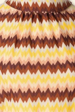 King Louie Dita Tunic Top Carmine In Mock Oranje><noscript><img width=