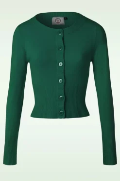 Banned Retro Dolly Vest In Donkergroen>Vrouwen Vestjes