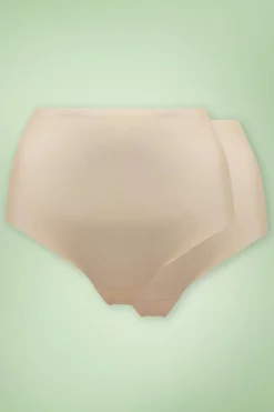 MAGIC Bodyfashion Dream Organics Panty 2-Pack In Latte>Vrouwen Lingerie