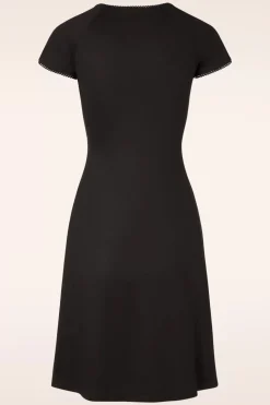 King Louie Ecovero Classic Overslagjurk In Zwart><noscript><img width=