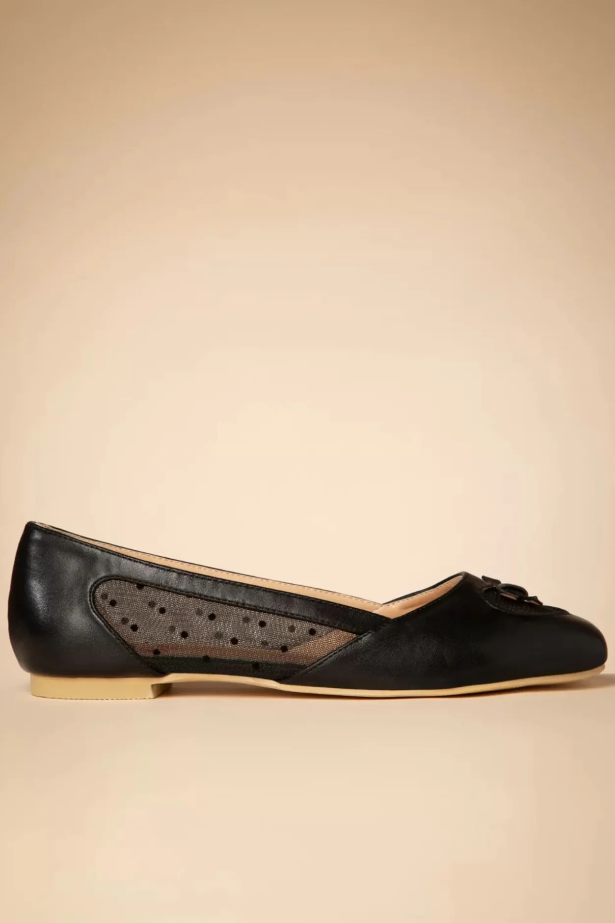 Banned Retro Elegant Spots Ballerina's In Zwart>Vrouwen Ballerina's