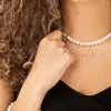 Topvintage Boutique Collection Elegante Parelarmband In Ivoor>Vrouwen Sieraden