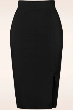 Vintage Chic for Topvintage Eleonora Pencilrok In Zwart>Vrouwen Rokken