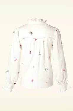 Md'M Eva Blouse In Ecru>Vrouwen Blouses