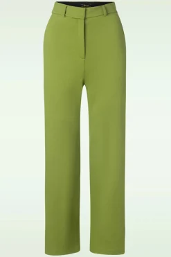 King Louie Federica Milano Uni Broek In Woodbine Groen>Vrouwen Broeken