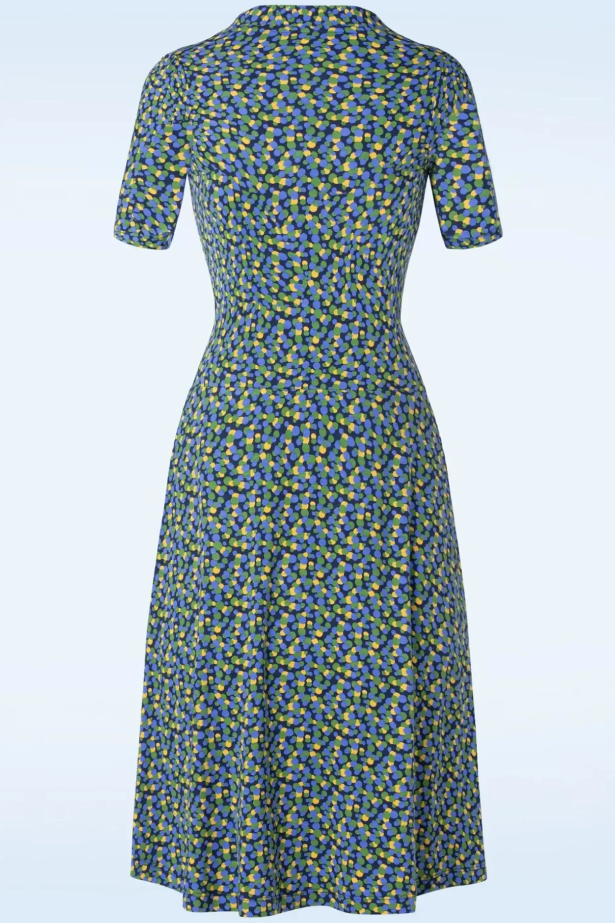 Louche Frankie Bubble Pop Wikkel Jurk In Multi>Vrouwen Swing Jurken