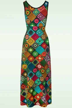 LaLamour Gia Granny Maxi Jurk In Multi>Vrouwen Plus Size Jurken