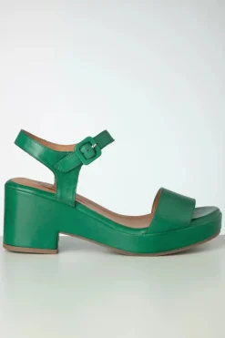 Miz Mooz Gillie Clog Sandalen In Smaragdgroen>Vrouwen Sandalen