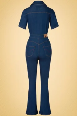 Rock-a-Booty Gloria Lee Jumpsuit In Denimblauw><noscript><img width=