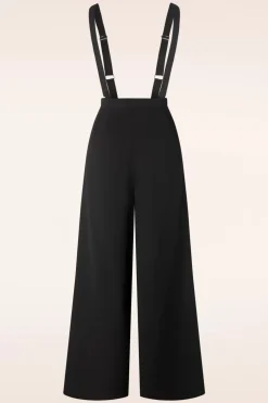 Collectif Clothing Glynda Broek In Zwart>Vrouwen Broeken